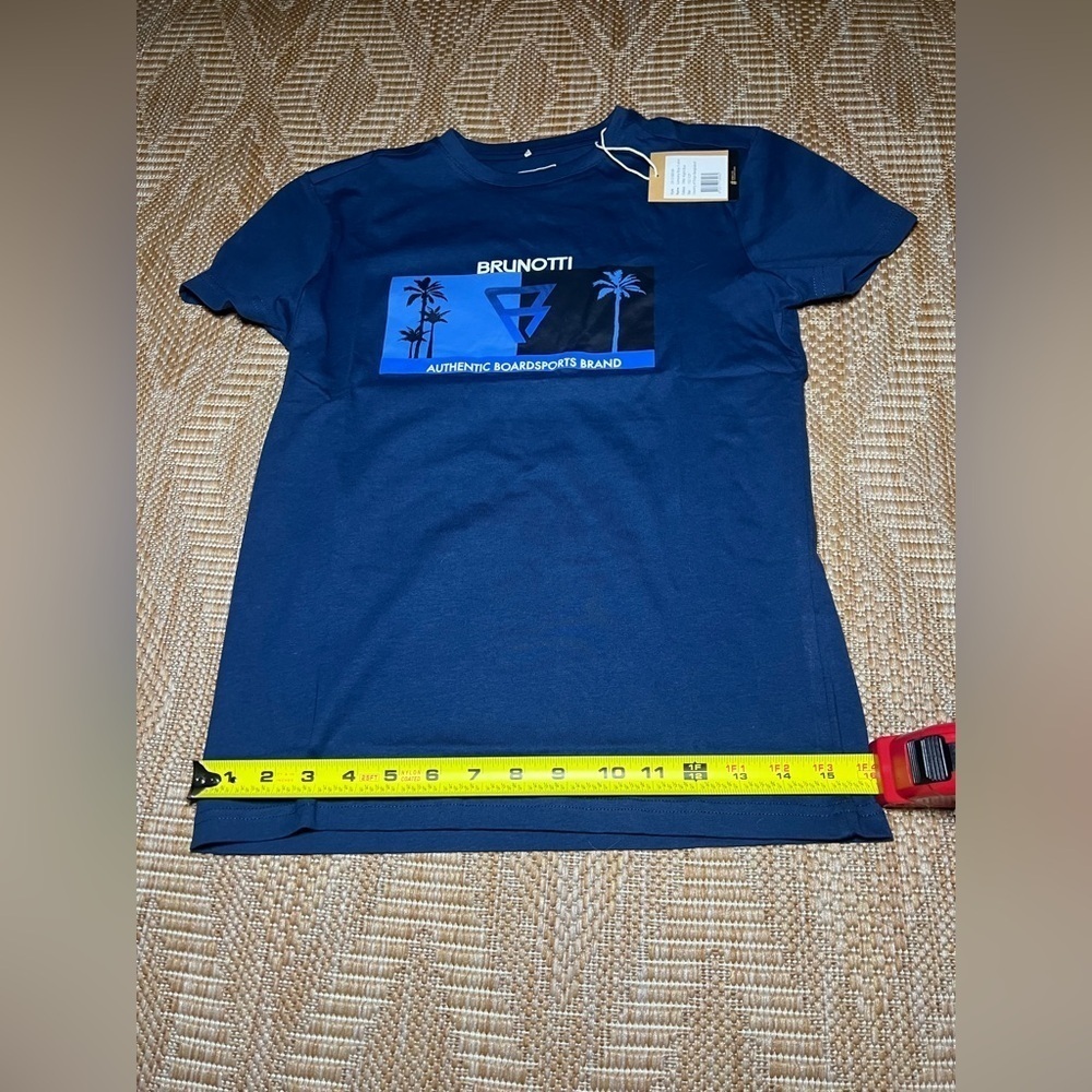 BRUNOTTI Big Boys Logo Dark Blue/Navy Tshirt, Size 12Y, Brand New, NWT - Picture 9 of 9